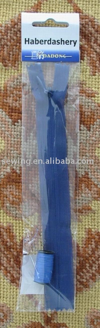 15180-Invisible Zipper with Thread 16cm 3#,Pin Lock,Closed End (15180-Invisible Zipper with Thread 16cm 3#,Pin Lock,Closed End)