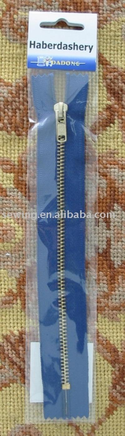151841-Metal Zipper 16cm 4#,Auto Lock,Closed End (151841-Metal Zipper 16cm 4 #, Verrouillage auto et fermée)