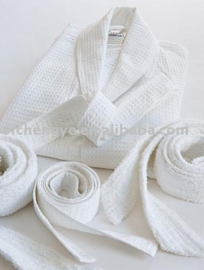 100% Cotton Waffle Bathrobe (100% Cotton Waffle Bathrobe)