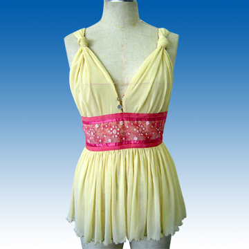 Women`s Knitted Wide Strip Top (Women`s Knitted Wide Strip Top)