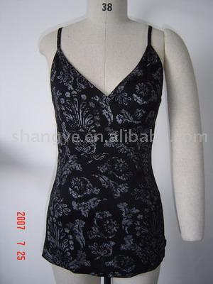 Knitted ladies` printed vest (Knitted ladies` printed vest)