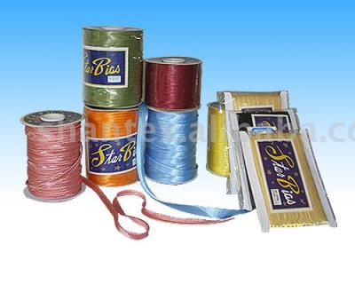 POLYESTER SATIN BIAS BINDING TAPE (POLYESTER SATIN BIAIS DE LIAISON DE RUBAN)