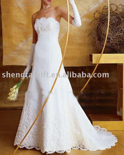 New 2008 Bridal Wedding Dress/Gowns freed size : us2-28