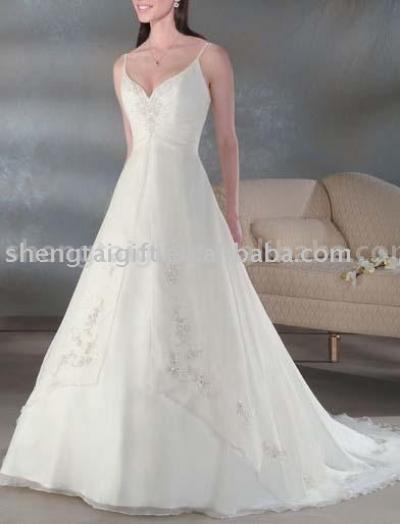New 2008 Bridal Wedding Dress/Gowns freed size : us2-28
