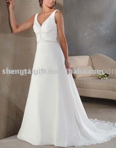 New 2008 Bridal Wedding Dress/Gowns freed size : us2-28