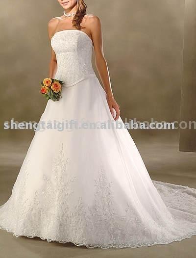 New 2008 Bridal Wedding Dress/Gowns freed size : us2-28