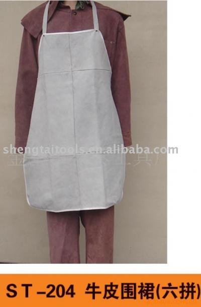ST-204 leather welding apron (ST 04 кожа сварки фартук)