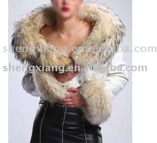 Ladies` Lamb Leather Garment (Ladies `agneau Habit de cuir)