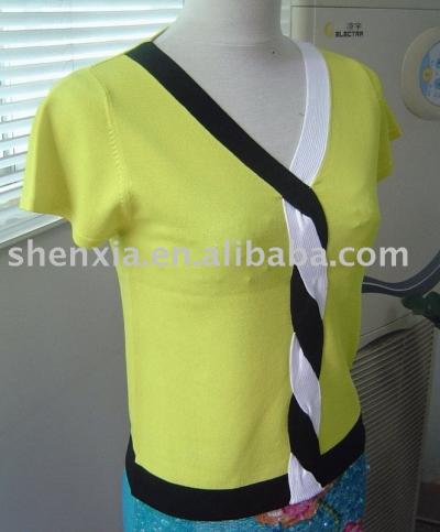 ladies` knitted sweater (ladies` knitted sweater)