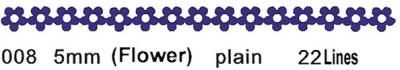 polyester sequins chain (paillettes polyester chaîne)