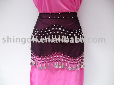 belly dance gold coin hip scarf (Belly Dance Hip Scarf pièce d`or)