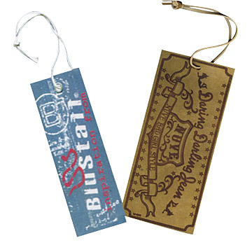 Hang Tag with String and Eyelet (L`étiquette volante avec des cordes et oeillets)