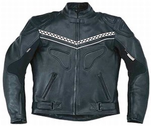 Sh-505 Leather Motorbike Jacket (SH-505 Leather Jacket Moto)