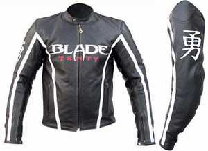 Sh-813 Leather Motorbike Jacket (Sh-813 Motorrad-Leder-Jacke)