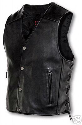 Sh-604 Leather Biker Vest (Sh-604 Leder-Biker Vest)