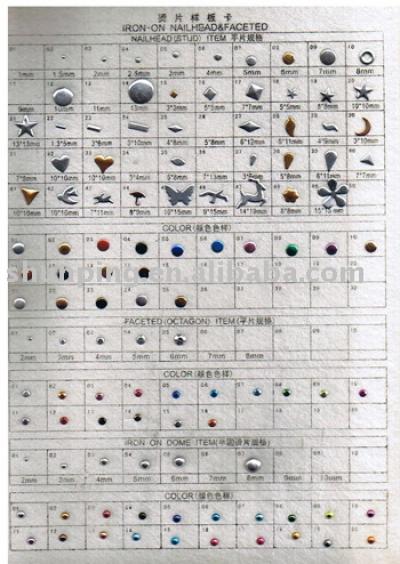 iron-on nailhead(stud) (Eisen-on nailhead (stud))