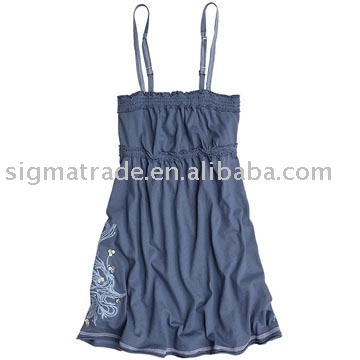 Woman`s mini suspender dress (Woman`s mini suspender dress)
