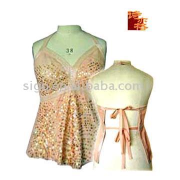 Ladies` Silk Georgette Top (Ladies `Seide Georgette Top)