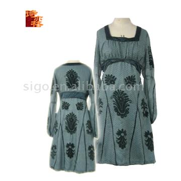 Ladies` Silk Dress (Ladies `Silk Dress)