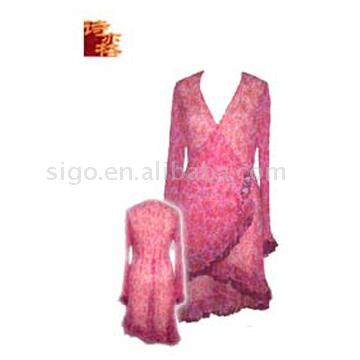 Ladies` Silk Dress (Ladies `Silk Dress)