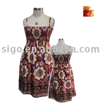 Ladies` Silk Dress (Ladies `Silk Dress)