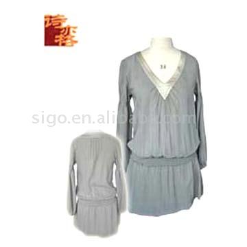 Ladies` Silk Dress (Ladies `Silk Dress)
