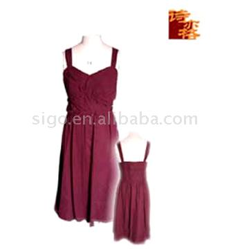 Ladies` Silk Dress (Ladies `Silk Dress)
