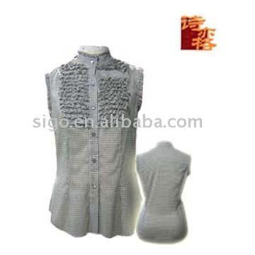 Ladies` Silk/Cotton blouse (Ladies` Silk/Cotton blouse)