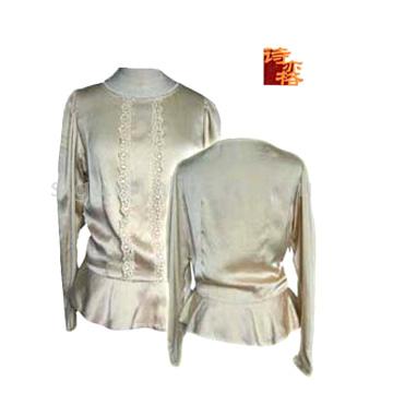 Ladies` Satin Blouse (Ladies `Satin Blouse)