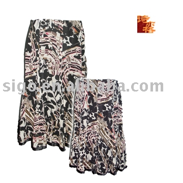 Ladies` Silk Skirt