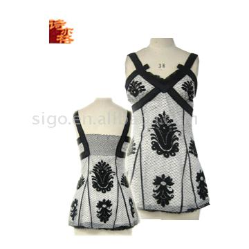 Ladies` Silk Vest (Ladies` Silk Vest)