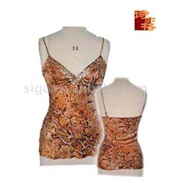 Ladies` Silk SatinTop (Дамские Шелкового SatinTop)