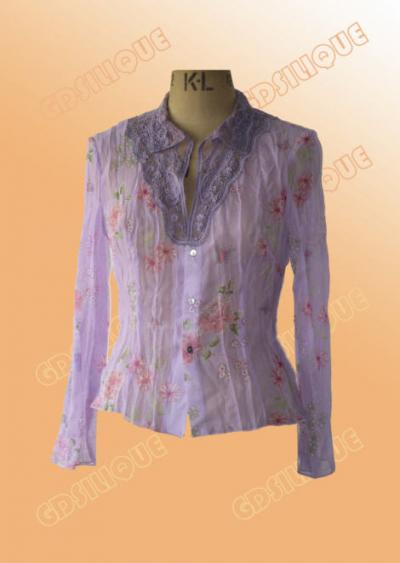 Ladies` Blouse Bl07028 (Ladies `Blouse Bl07028)