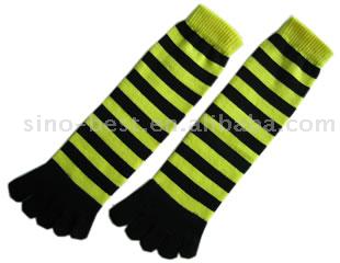 Printed Five-Toe Sock (Printed Five-Toe Sock)