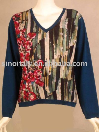 Digitall Printed Sweater Tho337-195 (Digitall Printed Sweater Tho337-195)