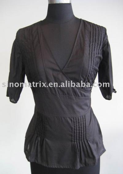 Ladies` Woven Blouse (Ladies` Woven Blouse)