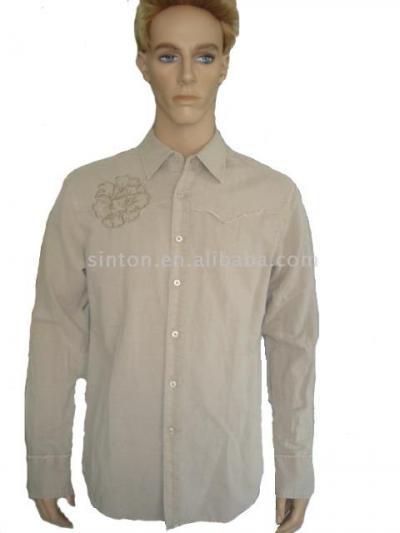 Mens Linen L/S shirt (Mens Linen L/S shirt)
