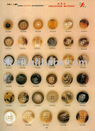 resin button (bouton en résine)