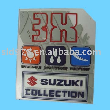 Rubber labels (Gummi-Etiketten)