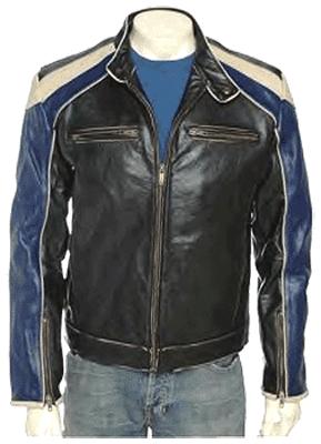 Leather Motorcycle Jacket (Куртка кожа мотоциклов)