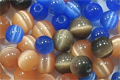 Cat`s Eye Glass Bead