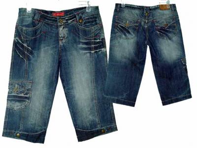 ladies` short jeans (ladies` short jeans)