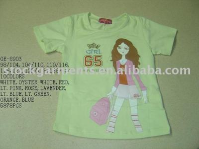 stock girl`s T shirt (stock girl`s T shirt)