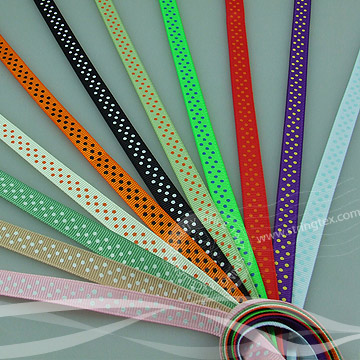 Polka Dot Grosgrain Ribbon