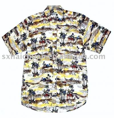 Men`s Casual Shirt-Hawaii Shirt (Men`s Casual Shirt-Hawaii Shirt)