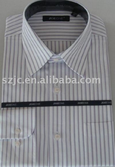 LS formal multi striped shirt