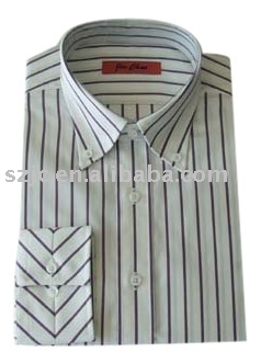 L/S Purple Stripe Smart shirt (L / S Purple полосой Смарт-рубашка)