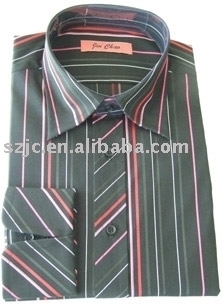 LS Black/Red Striped shirt (LS Black / Red chemise rayée)