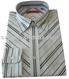LS PNK/BLK Striped shirt