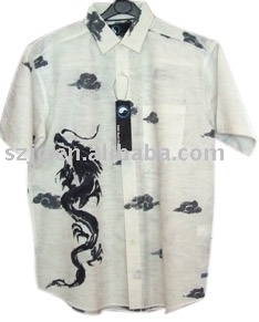 SS Linen Dragon casual shirt